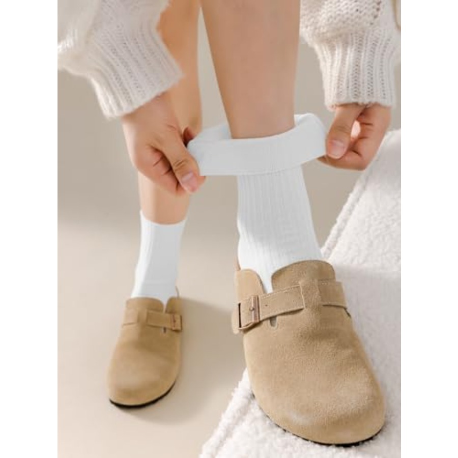DOKUTOKU Womens Crew Socks Siz - Cotton Crew Sock Pack reseña y precio