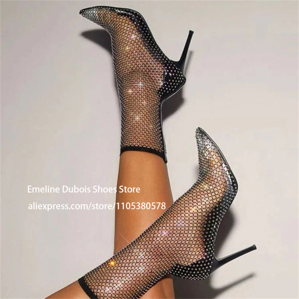Rhinestones Fishnet Stocking S - Fishnet Stocking Women reseña y precio