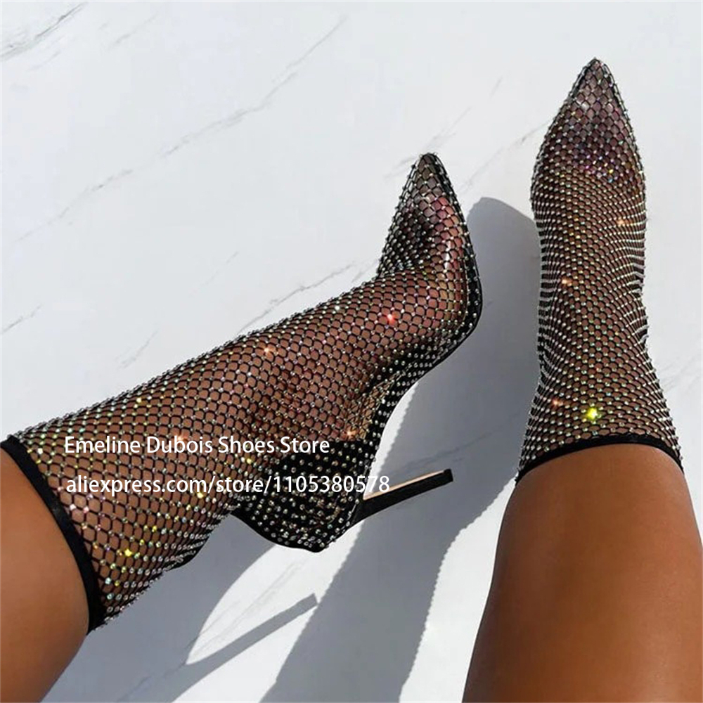 Rhinestones Fishnet Stocking S - Fishnet Stocking Women reseña y precio