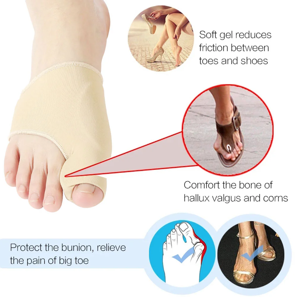 2Pcs Toe Separator Hallux Valg - Ankle Brace Sock reseña y precio